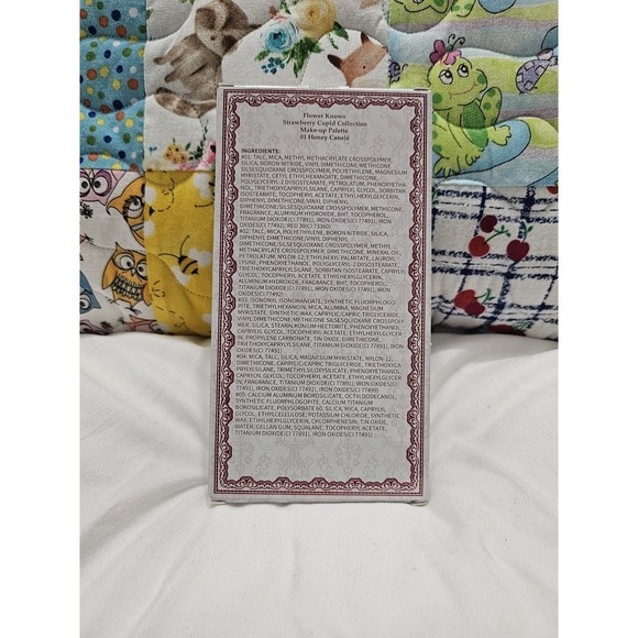 Flower Knows Strawberry Cupid Makeup Palette 01 Honey Canelé Eyeshadow New - Picture 3 of 10